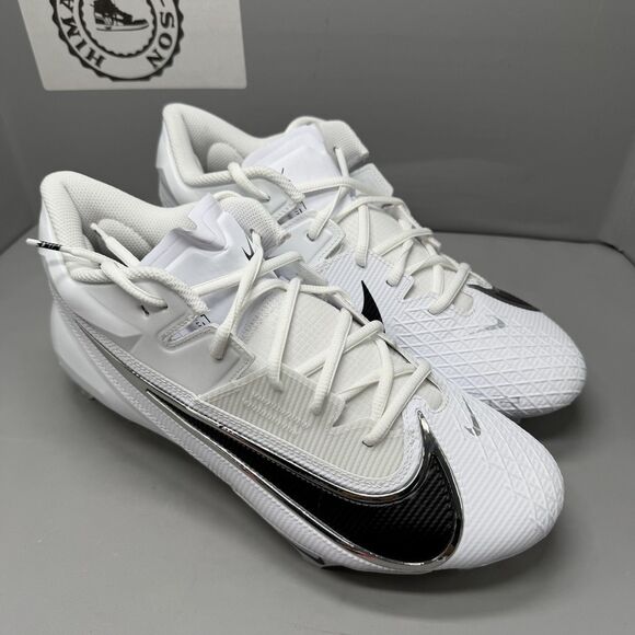 Nike Men Vapor Edge Elite 360 2 White Black Cleats FJ6125-100 Size 10.5 Wide NEW main image 4
